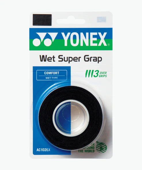 Super Grap Overgrip (3-Pack) Black