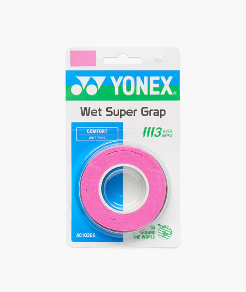 Super Grap Overgrip (3-Pack) Pink