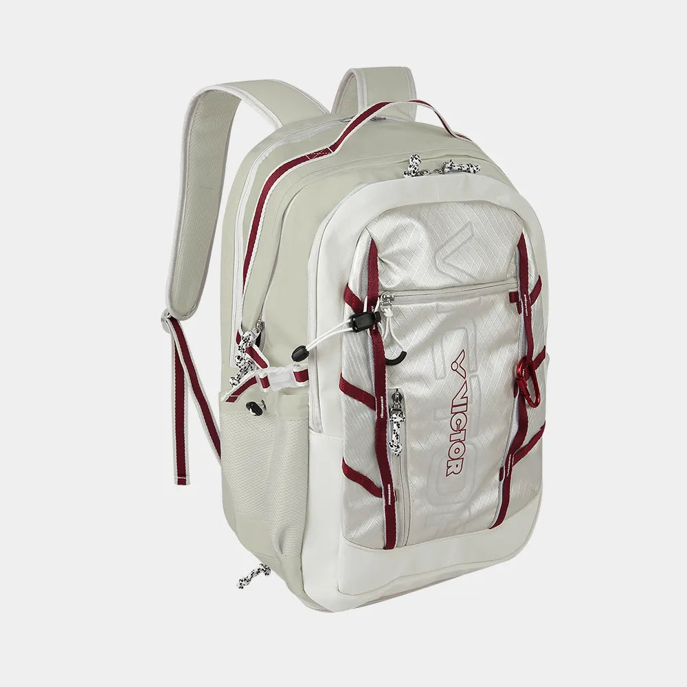VICTOR BR5047 Badminton & Sports Backpack – White / Ivory White