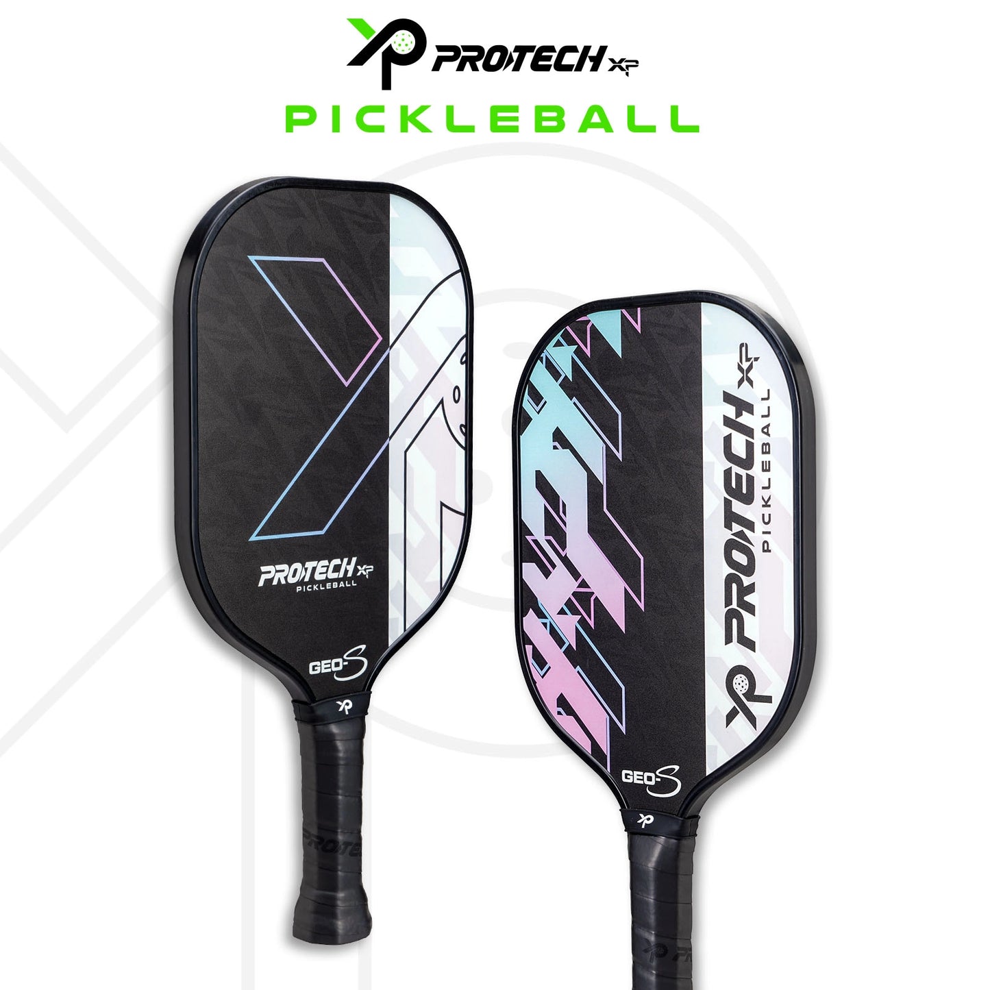 Protech XP Pickleball Paddle "GEO-S" (1 Paddle & 2 balls & Cover)