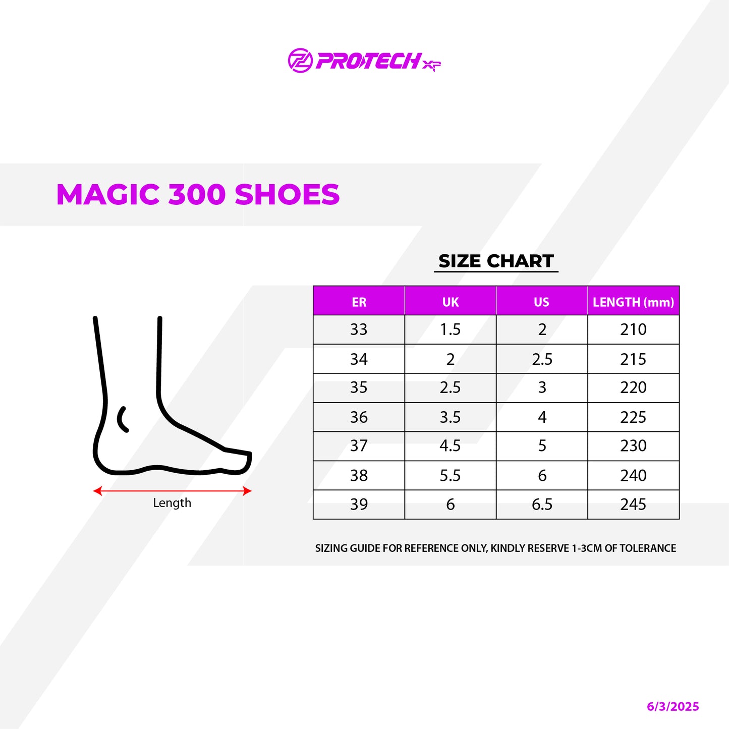 PROTECH Junior Badminton Court Shoes- Magic 300 (Comfort & Safety)