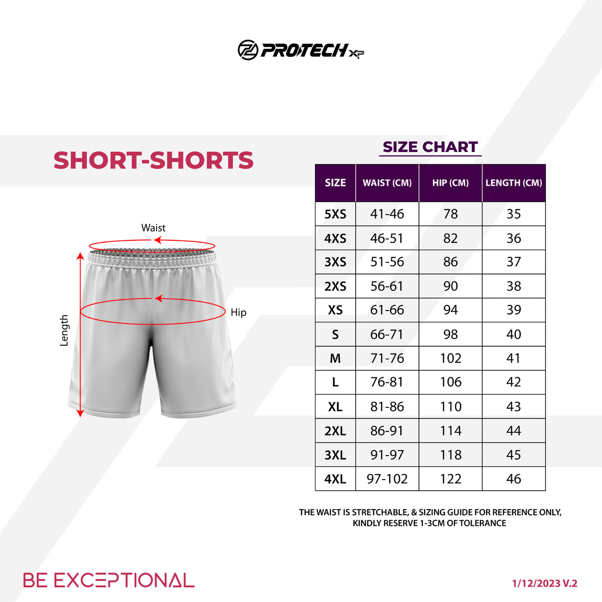 Protech Unisex Quick Dry Training Shorts – RNZ70038